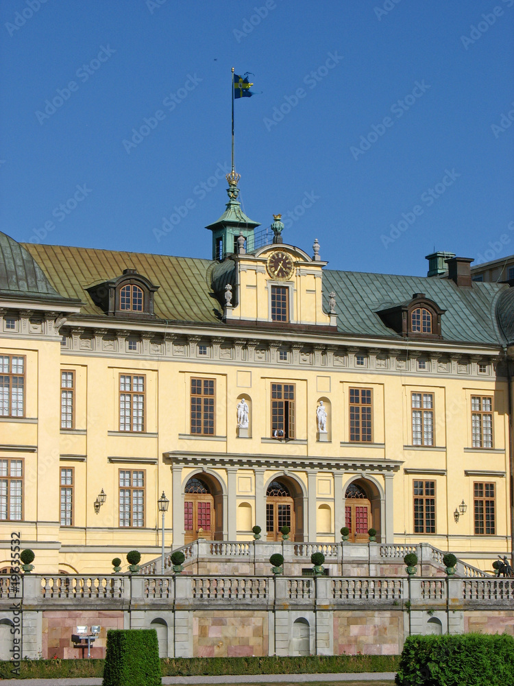Drottningholm's castle (Sweden, Stockholm)