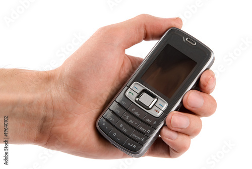 Wallpaper Mural Mobile phone in man hand Torontodigital.ca