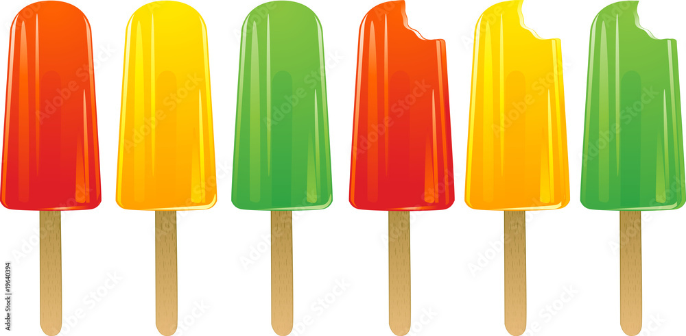 Fruit ice lollies Fruit ice lollies