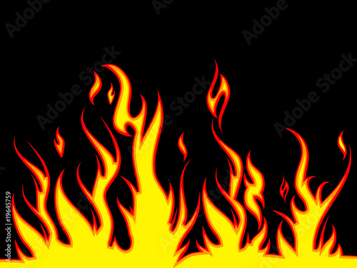Fiery background