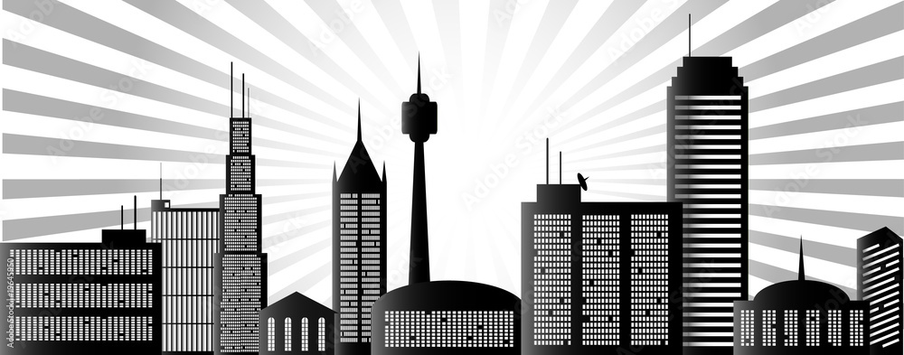 Obraz premium Sun City