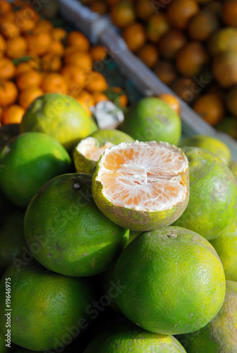 Asian green sweet orange