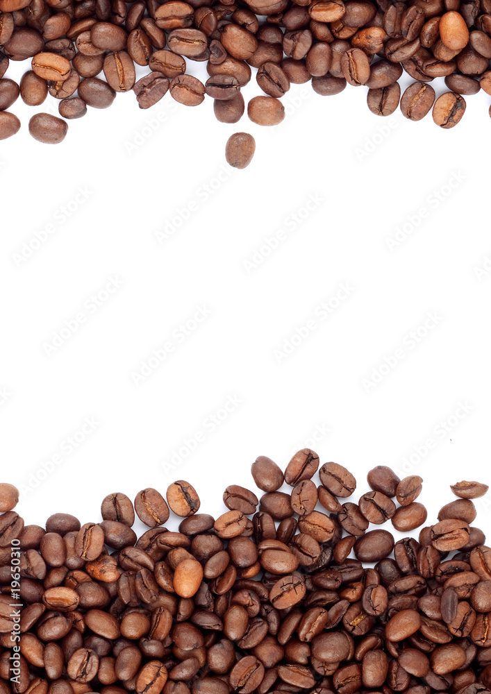 Brown roasted coffee beans Brown roasted coffee beans