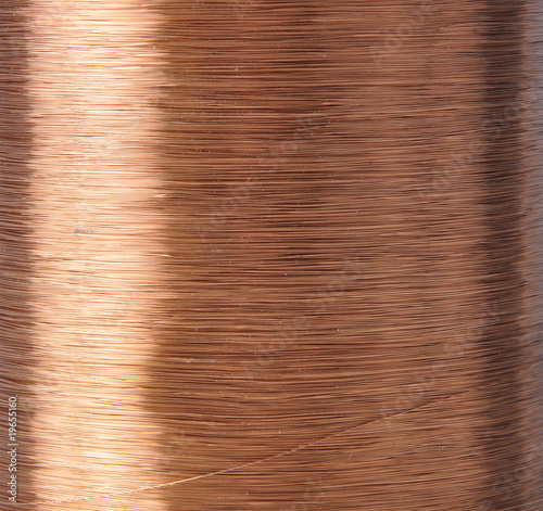 Background from the winded electric wire