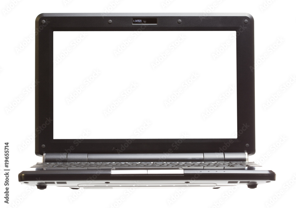 isolated technology netbook isolated technology netbook