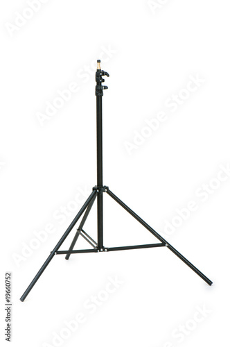 Tripod for studio lighting isolated on the white