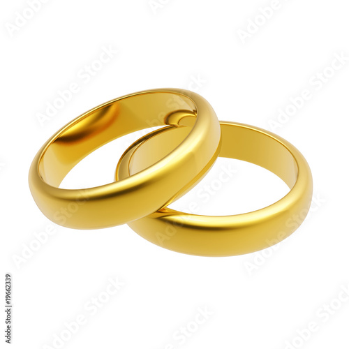 3d gold wedding ring