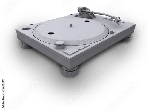 Tapety artystyczne turntable 1210 white