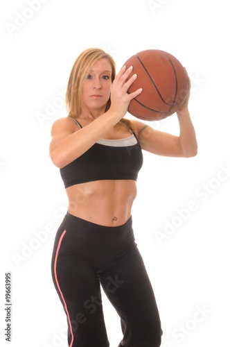 Blond Basketball Player