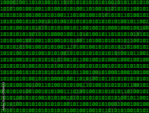 Binary computer language code