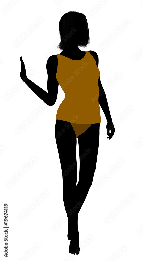 Woman Lingerie Silhouette
