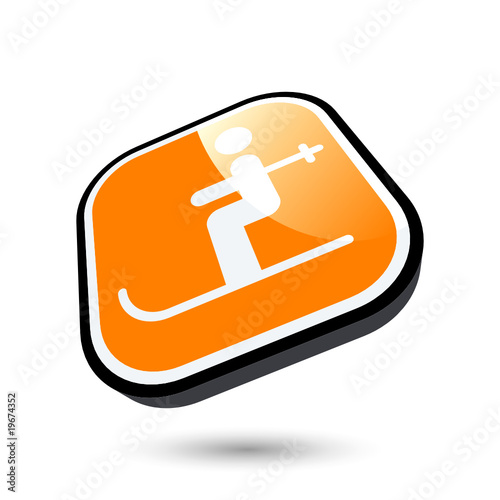 ski wintersport aktivität zeichen symbol