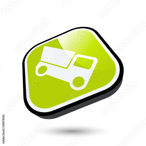 lastwagen kipper transport zeichen symbol