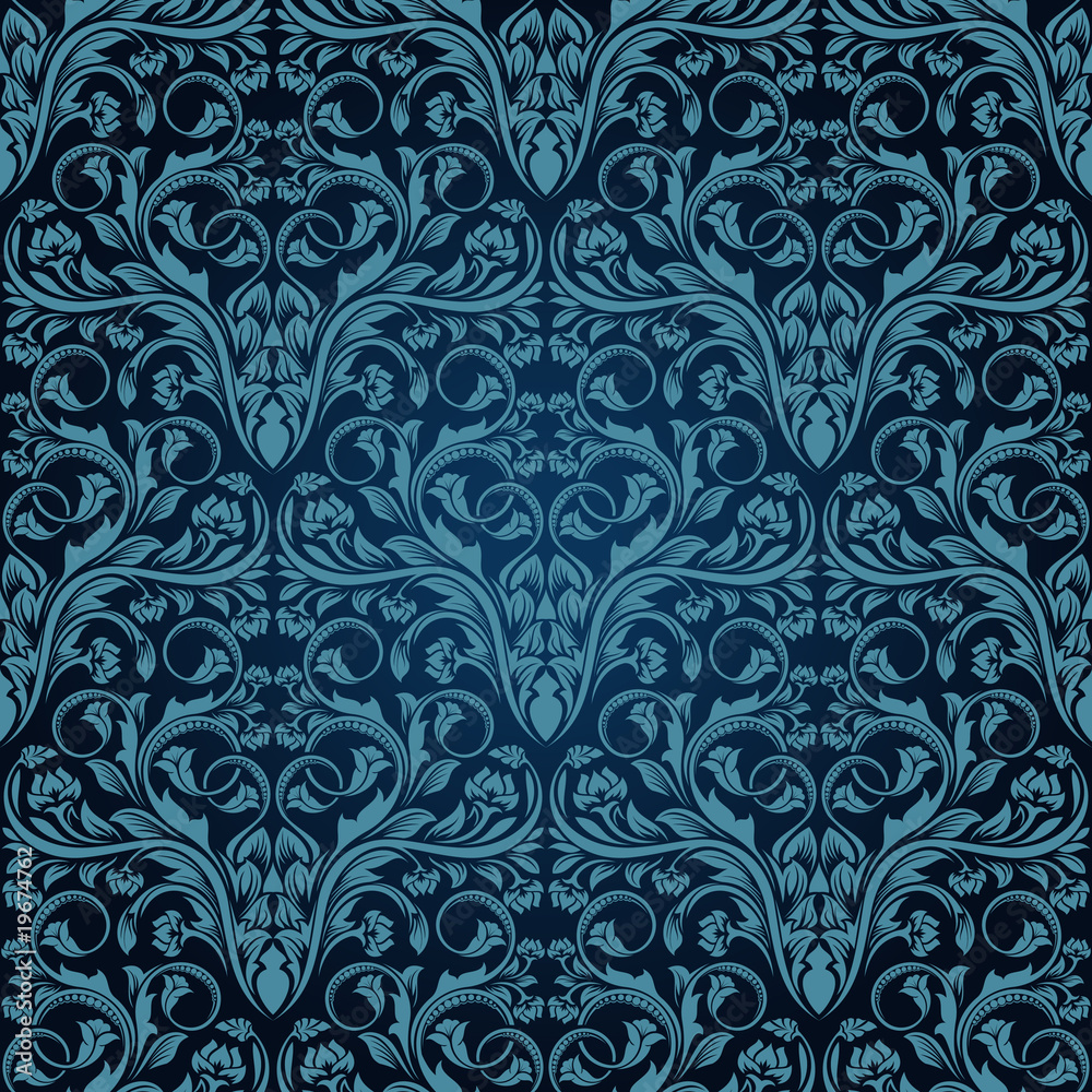 Blue seamless wallpaper Blue seamless wallpaper