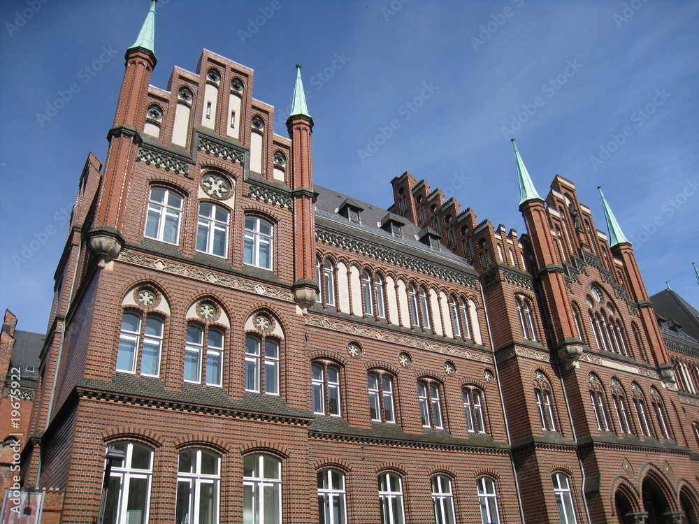 façade d'une maison à Lübeck