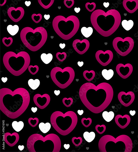 Background with hearts for valentine day