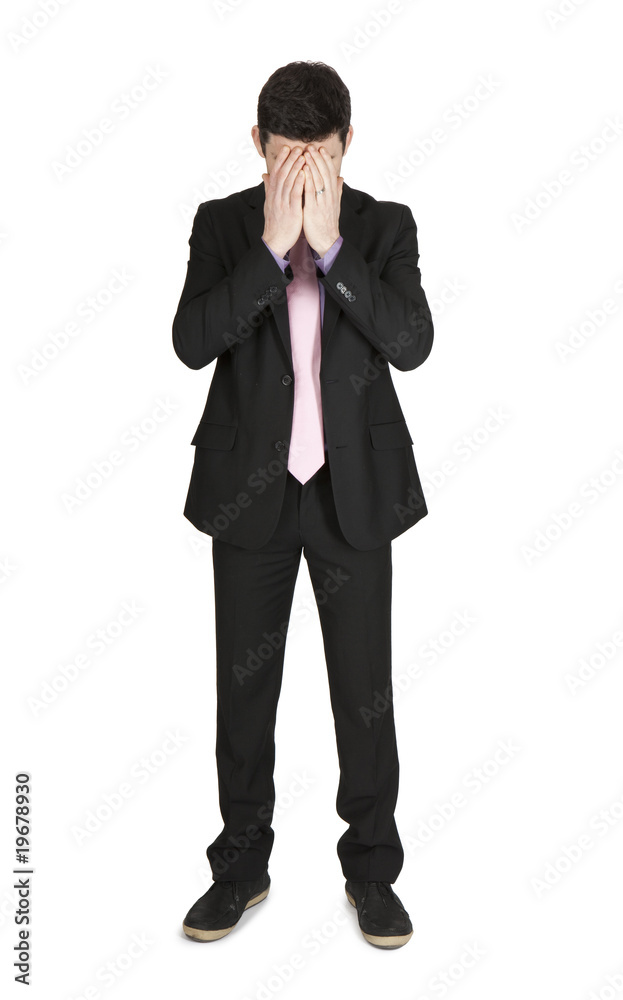 jeune cadre dynamique déprimé