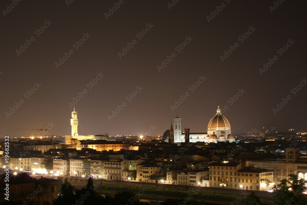 Fototapeta premium Firenze di notte