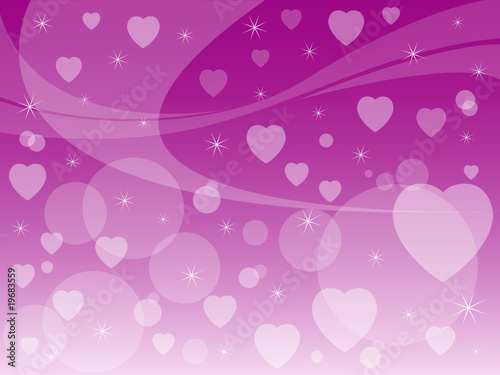 Abstract Hearts Background