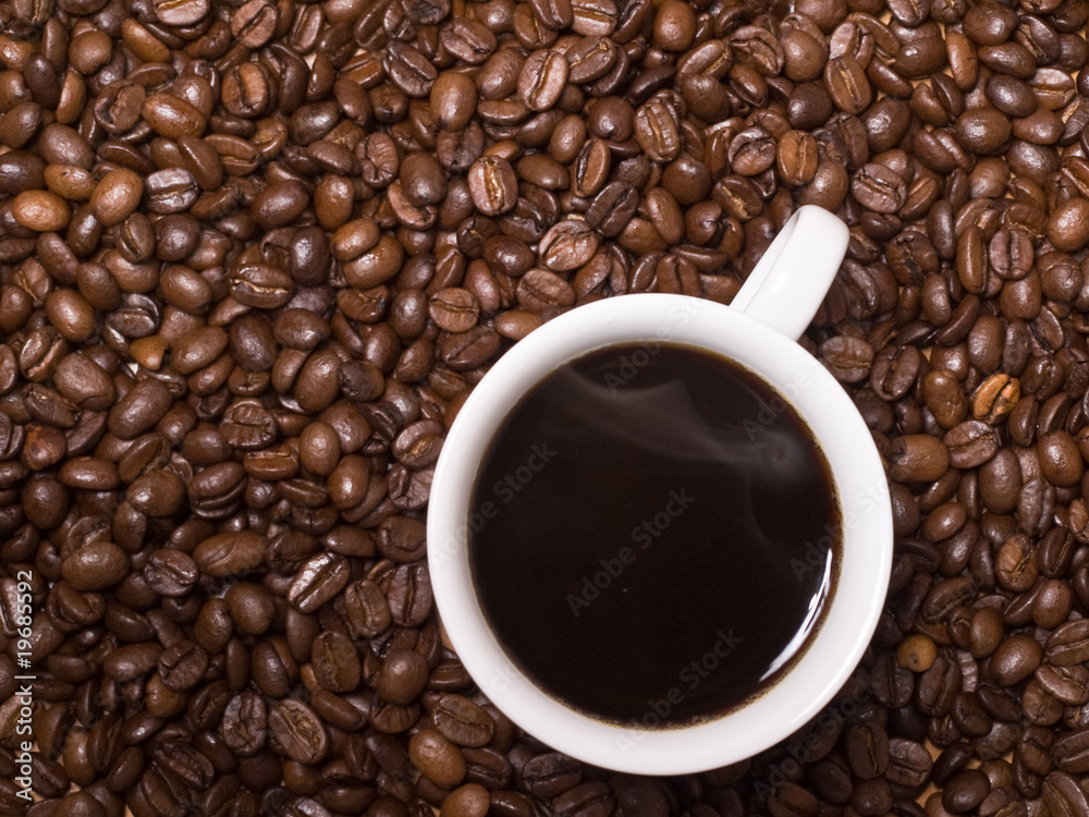 kaffee close up von oben kaffee close up von oben