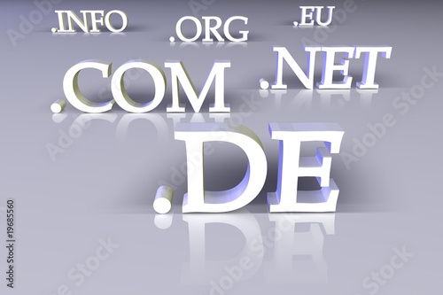 Domain .de .com .net .org .info .eu