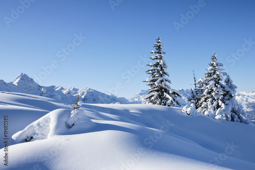 Winterlandschaft in den Bergen © Netzer Johannes