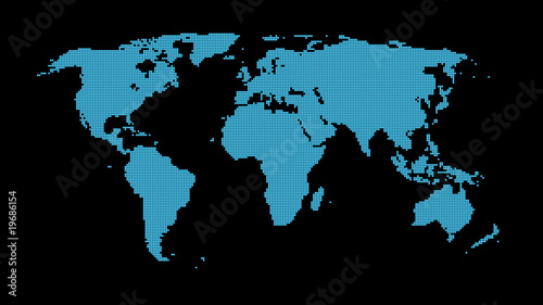 World Map - abstract illustration