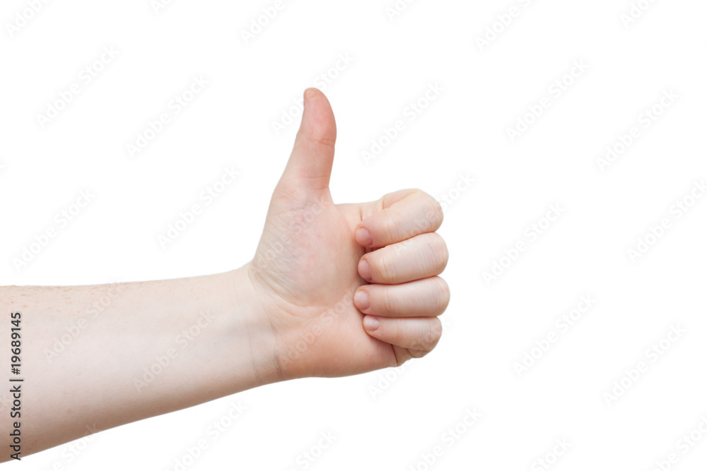 Good job!! Females hand giving thumbs up Good job!! Females hand giving thumbs up
