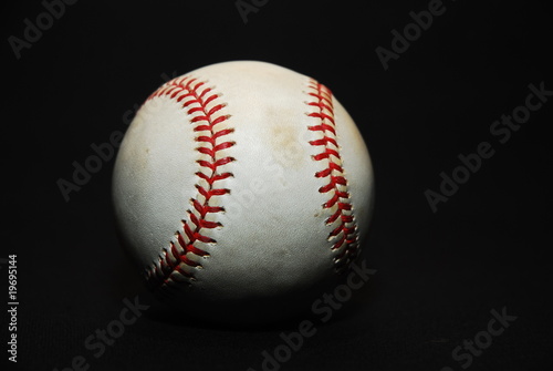 Photography baseball close up