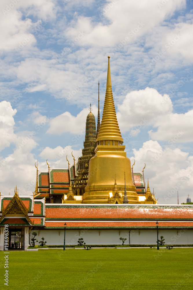 Fototapeta premium Thailand, Bangkok.The temple in the Grand palace area.