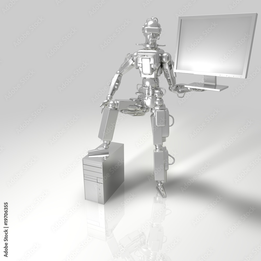 Naklejka premium Computertechnik