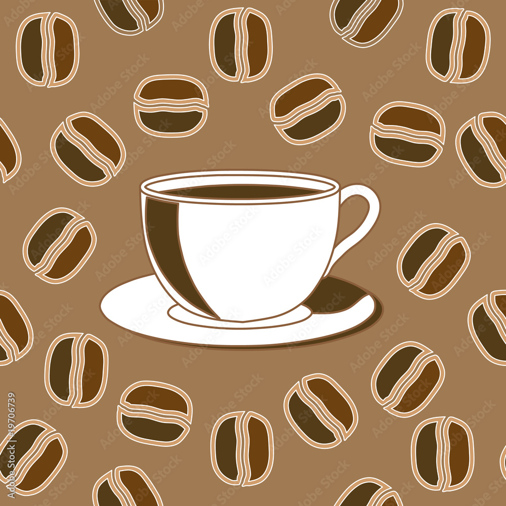 Obraz premium coffee background seamless