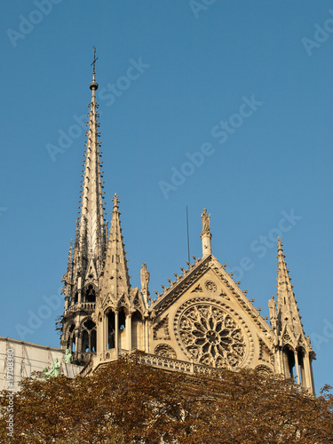 France. Cathedral Notre-Dame de Paris