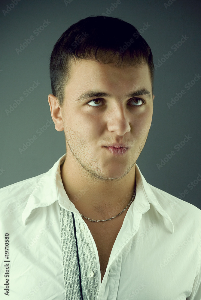 handsome guy is scheming something handsome guy is scheming something