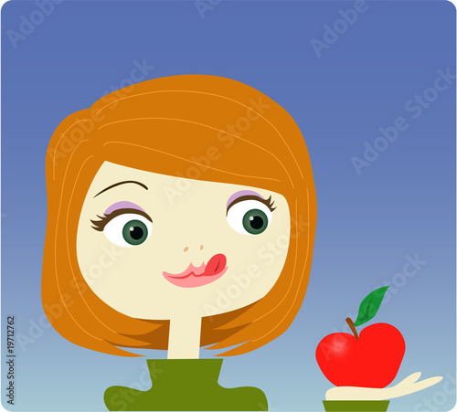Red apple