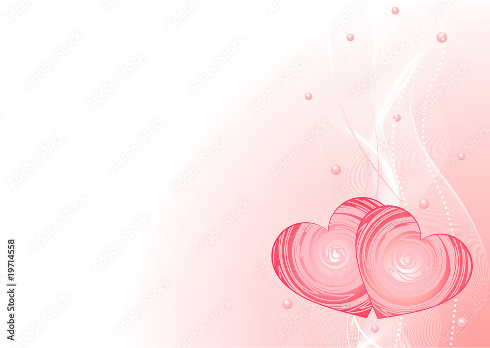 Romantic vector background Romantic vector background