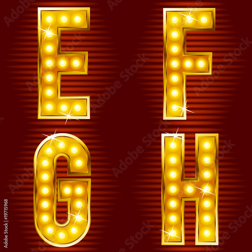 letters for signs with lamps