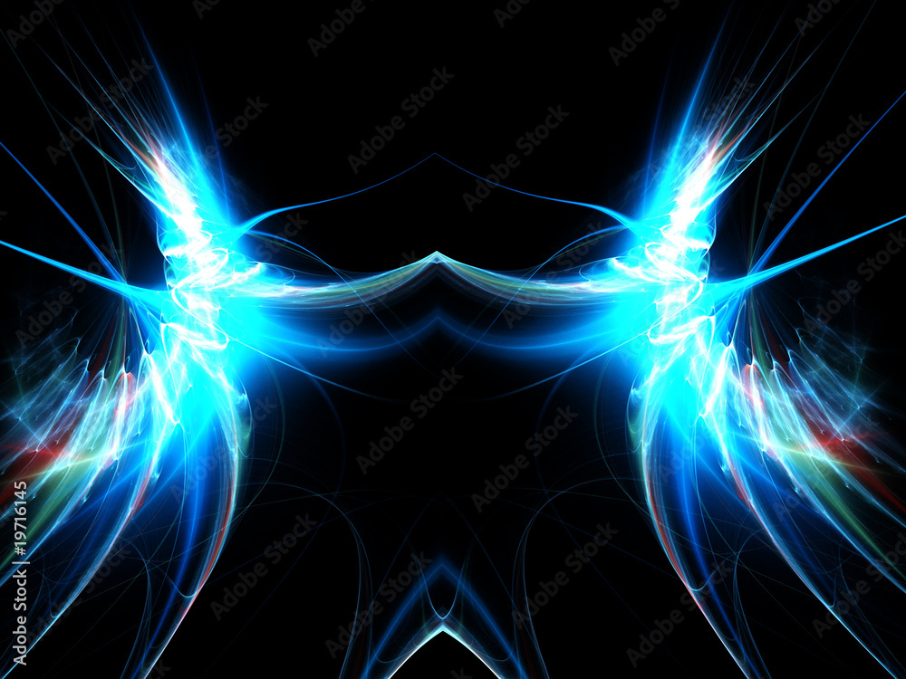 Fototapeta premium Abstract blue background