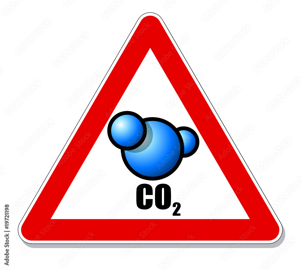 co2 warning sign Stock Vector Adobe Stock