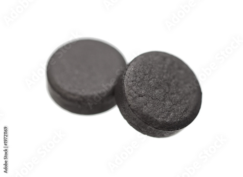 Medical tablets  absorbent carbon