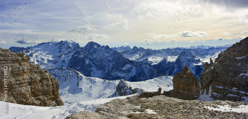Canvas-taulu Dolomites panorama