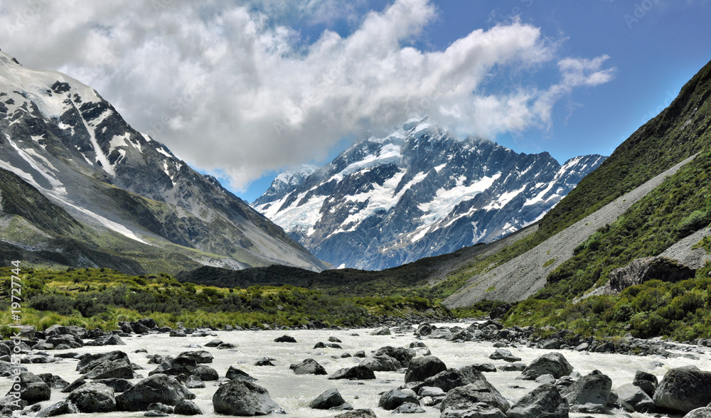 Le Mont Cook, vu de Hooker Valley - New Zealand