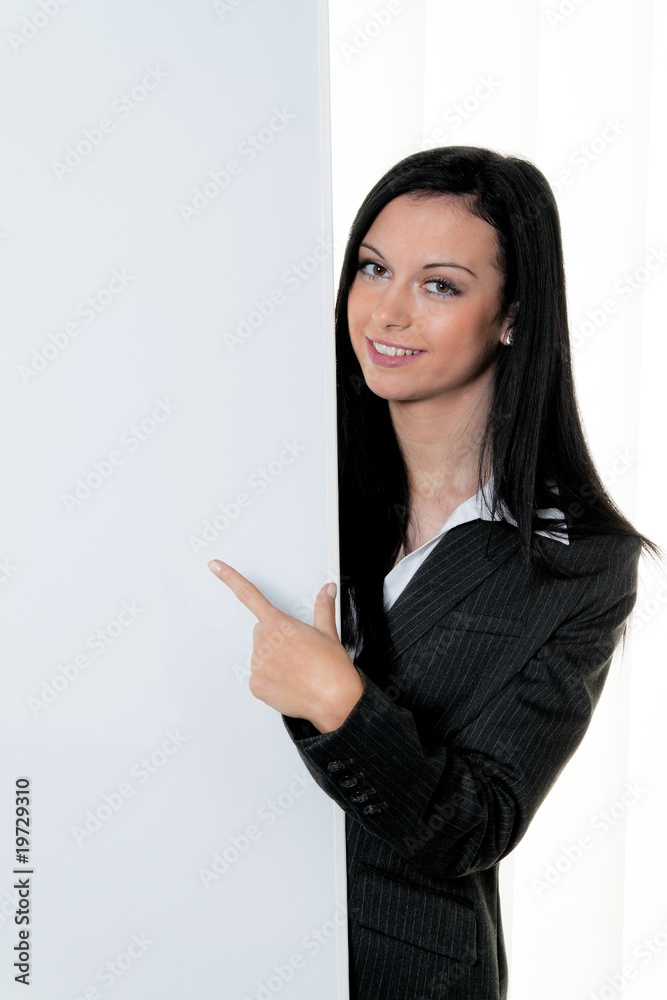 Coach vor leerer Flipchart bei Schulung und Ausbildung Coach vor leerer Flipchart bei Schulung und Ausbildung