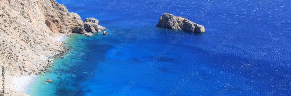 Crique sur l'île d'Amorgos - Cyclades - Grèce