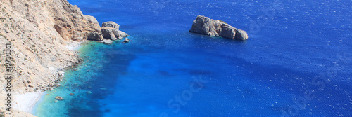 Crique sur l'île d'Amorgos - Cyclades - Grèce