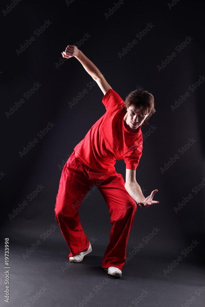 cool man modern dancer against black cool man modern dancer against black