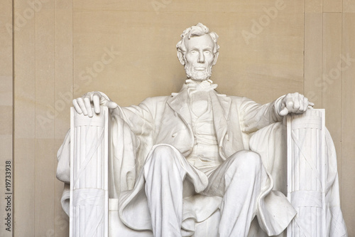 Abraham Lincoln Memorial in Washing DC United States