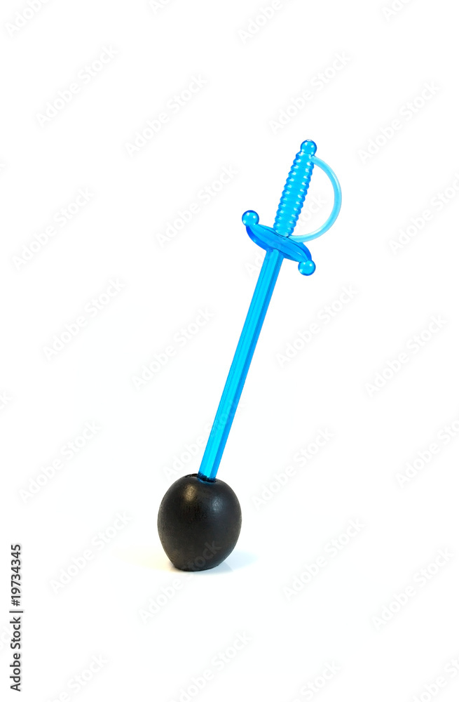 Olive on a canape sword Olive on a canape sword