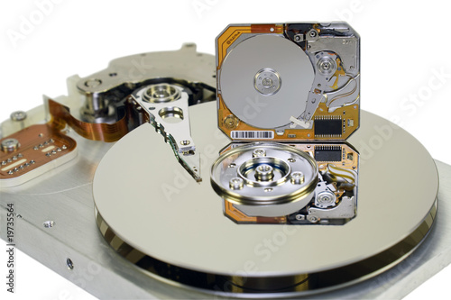 3.5 and 1 inch Hard disks