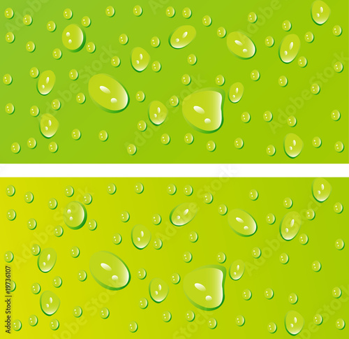 beautiful decoration water drops